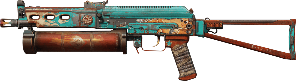 Preview image 1 of StatTrak™ PP-Bizon | 엠바고 (전투로 닳고 닳은)