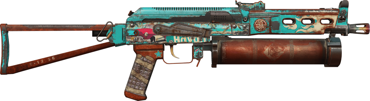 Preview image 2 of StatTrak™ PP-Bizon | Embargo (かなり摩耗)