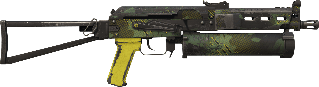Preview image 2 of StatTrak™ PP-Bizon | Jungle Slipstream (戦いで傷ついた)
