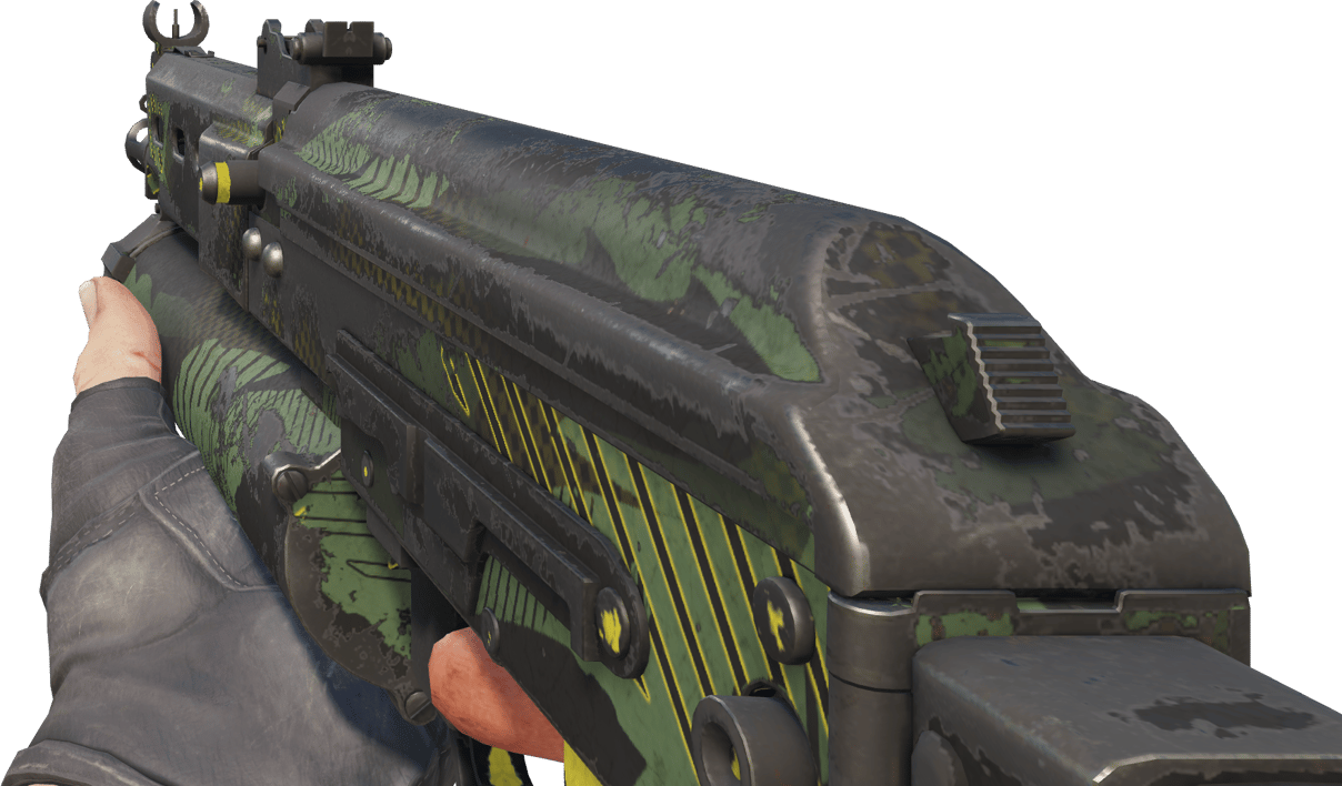 Preview image 3 of StatTrak™ PP-Bizon | Jungle Slipstream (戦いで傷ついた)