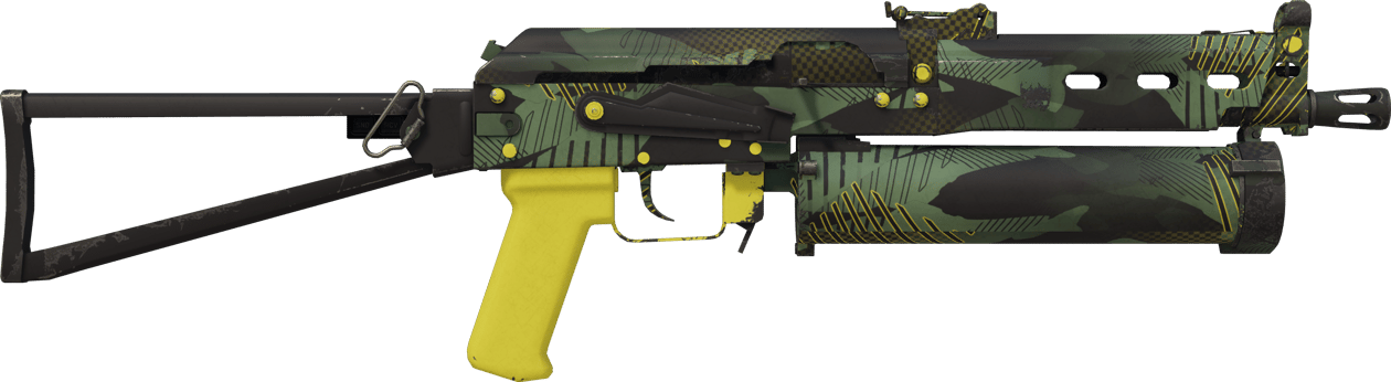 Preview image 2 of StatTrak™ PP-Bizon | Jungle Slipstream (新品同様)