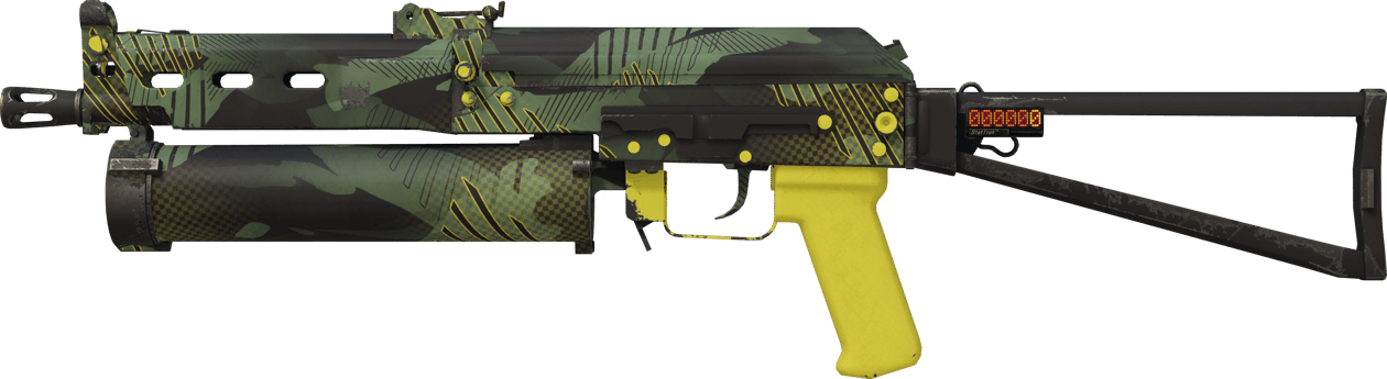 Preview image 1 of StatTrak™ PP-Bizon | Jungle Slipstream (新品同様)