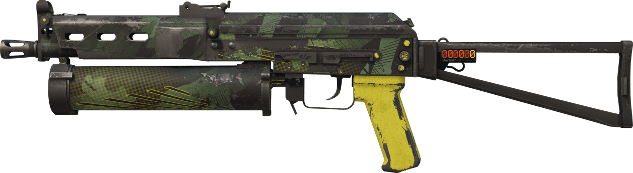 Preview image 1 of StatTrak™ PP-Bizon | Jungle Slipstream (かなり摩耗)