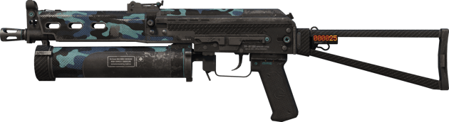 StatTrak™ PP-Bizon | 黑夜暴乱 (战痕累累)