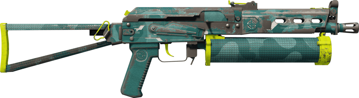 Preview image 2 of StatTrak™ PP-Bizon | Photic Zone (Battle-Scarred)