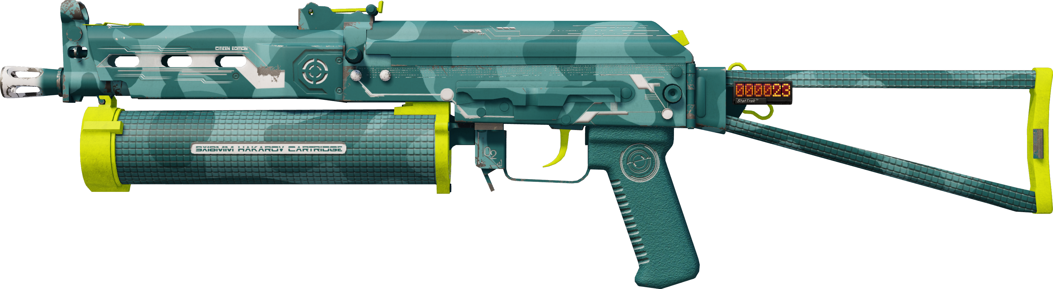 Preview image 1 of StatTrak™ PP-Bizon | Photic Zone (Minimal Wear)