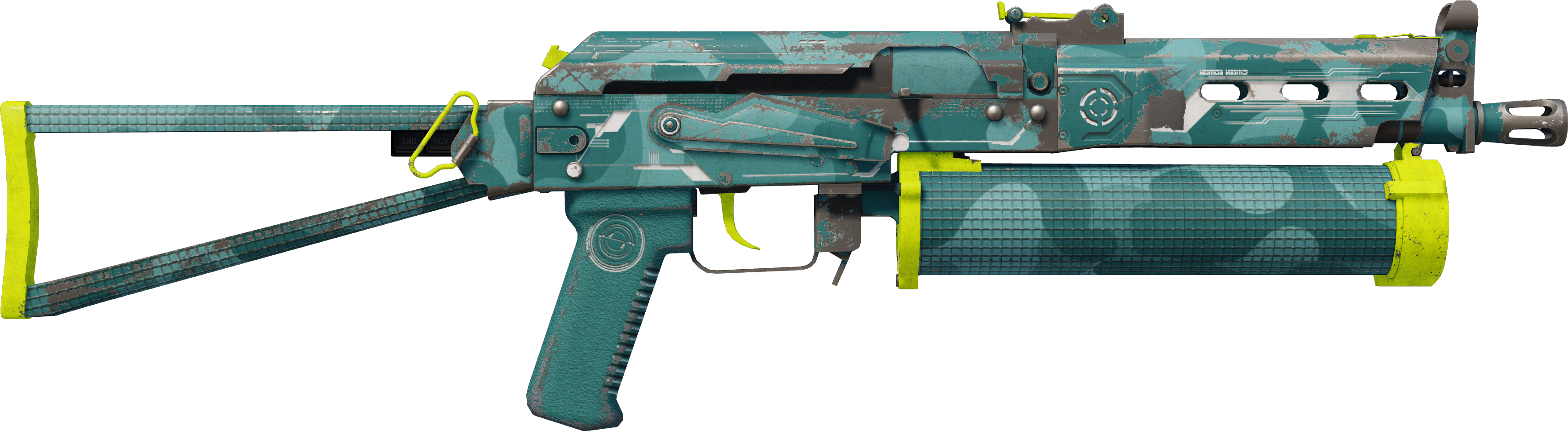 Preview image 2 of StatTrak™ PP-Bizon | Photic Zone (Well-Worn)