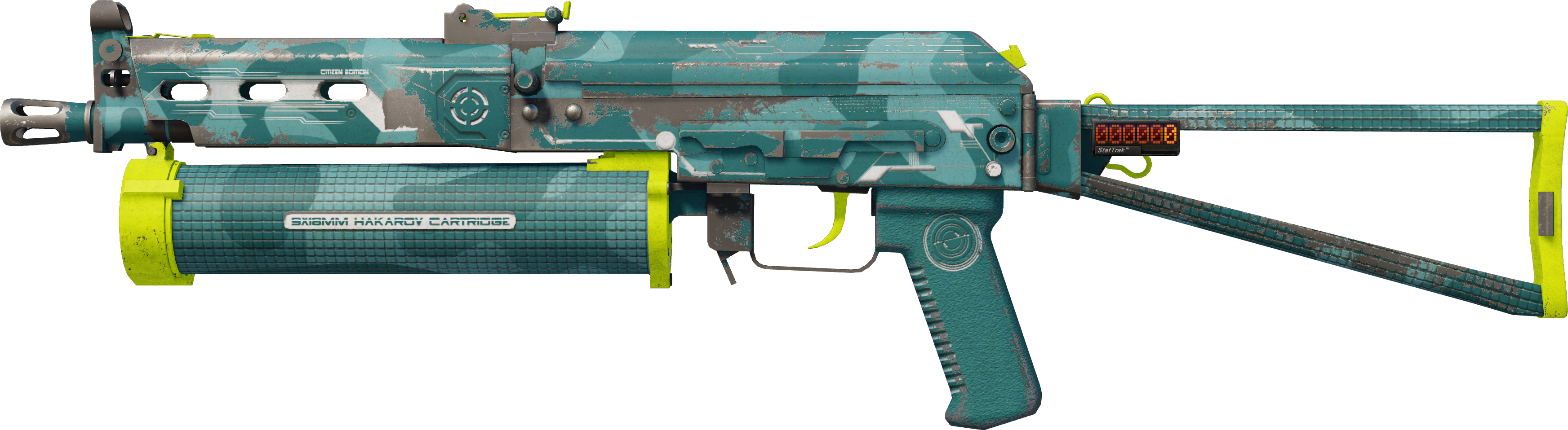 Preview image 1 of StatTrak™ PP-Bizon | Photic Zone (Well-Worn)