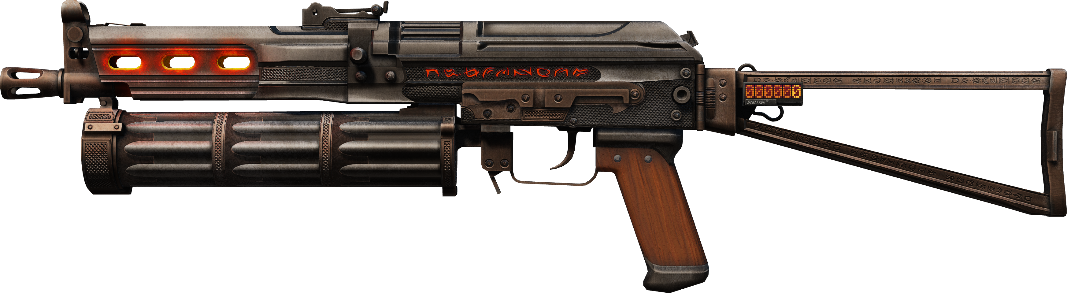 Preview image 1 of StatTrak™ PP-Bizon | Runic (Well-Worn)