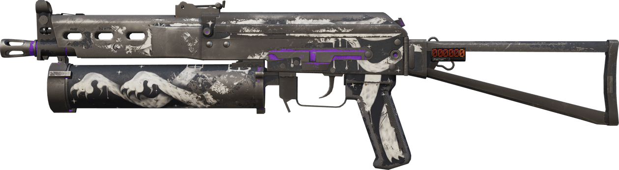 Preview image 1 of StatTrak™ PP-Bizon | Space Cat (Battle-Scarred)