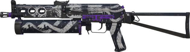 StatTrak™ PP-Bizon | 太空貓貓 (重度磨損)