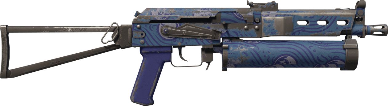 Preview image 2 of StatTrak™ PP-Bizon | 水纹之印 (破损不堪)