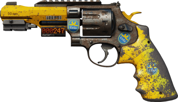 StatTrak™ R8 Revolver | 바나나 캐논 (전투로 닳고 닳은)