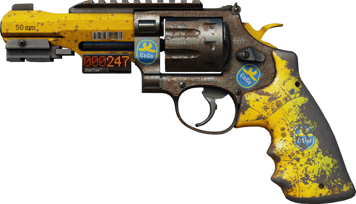 Preview image 1 of StatTrak™ R8 Revolver | Cañón banana (Deplorable)
