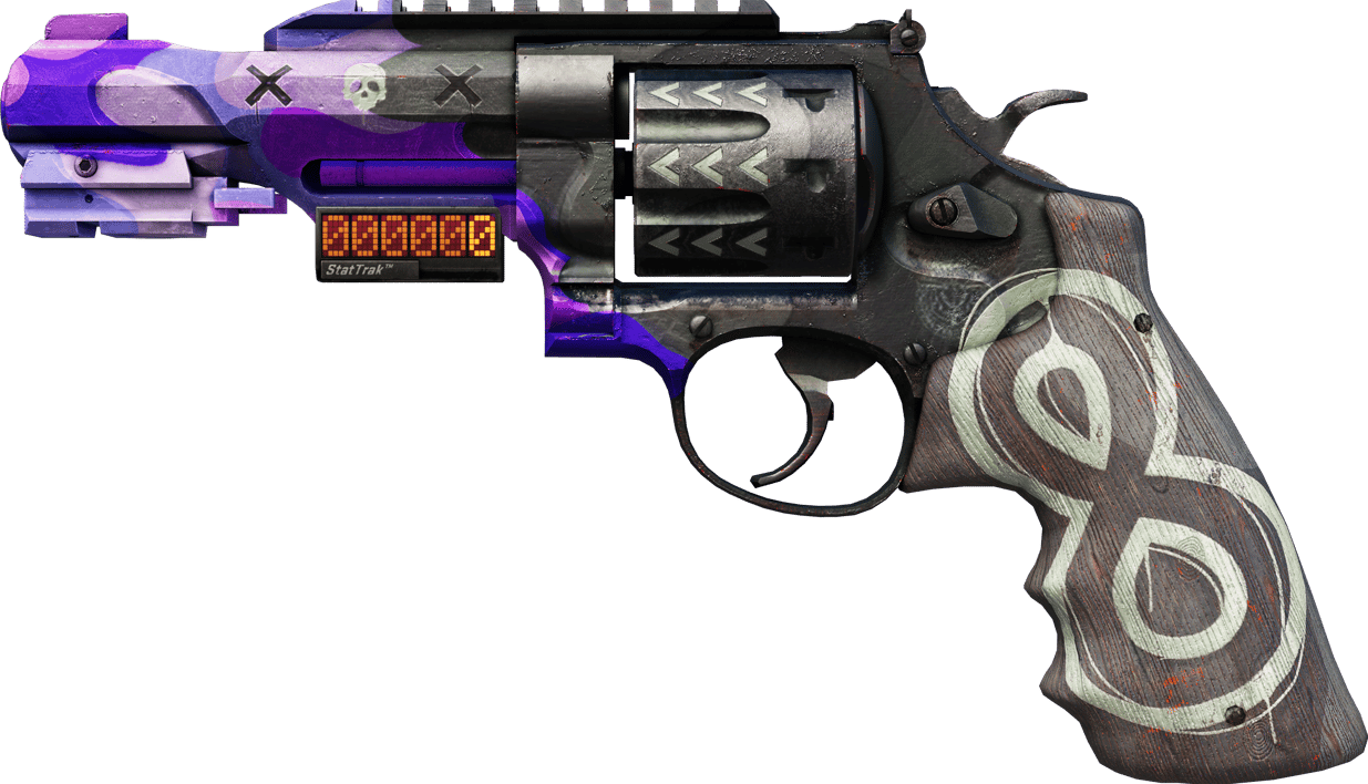 Preview image 1 of StatTrak™ R8 Revolver | Crazy 8 (Com Pouco Uso)
