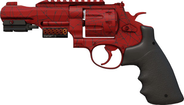 StatTrak™ R8 Revolver | Verenpunainen seitti (Suoraan tehtaalta)