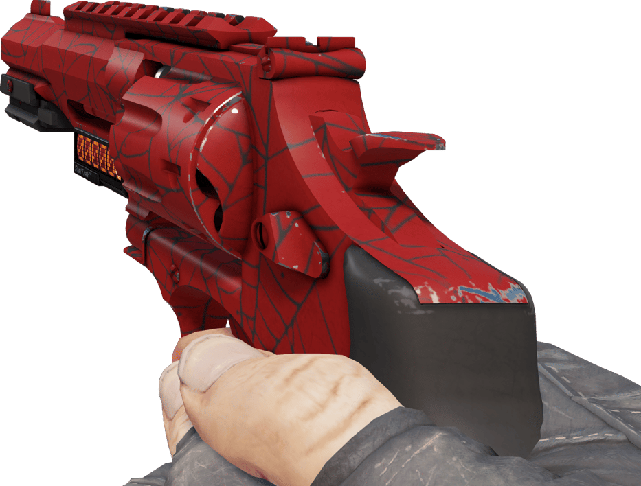 Preview image 3 of StatTrak™ R8 Revolver | 赤紅之網 (輕微磨損)