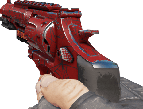 Preview image 3 of StatTrak™ R8 Revolver | Crimson Web (Well-Worn)