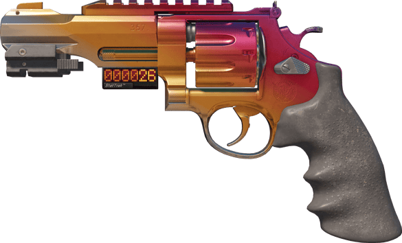 StatTrak™ R8 Revolver | Fade (มีรอยถลอกเล็กน้อย)