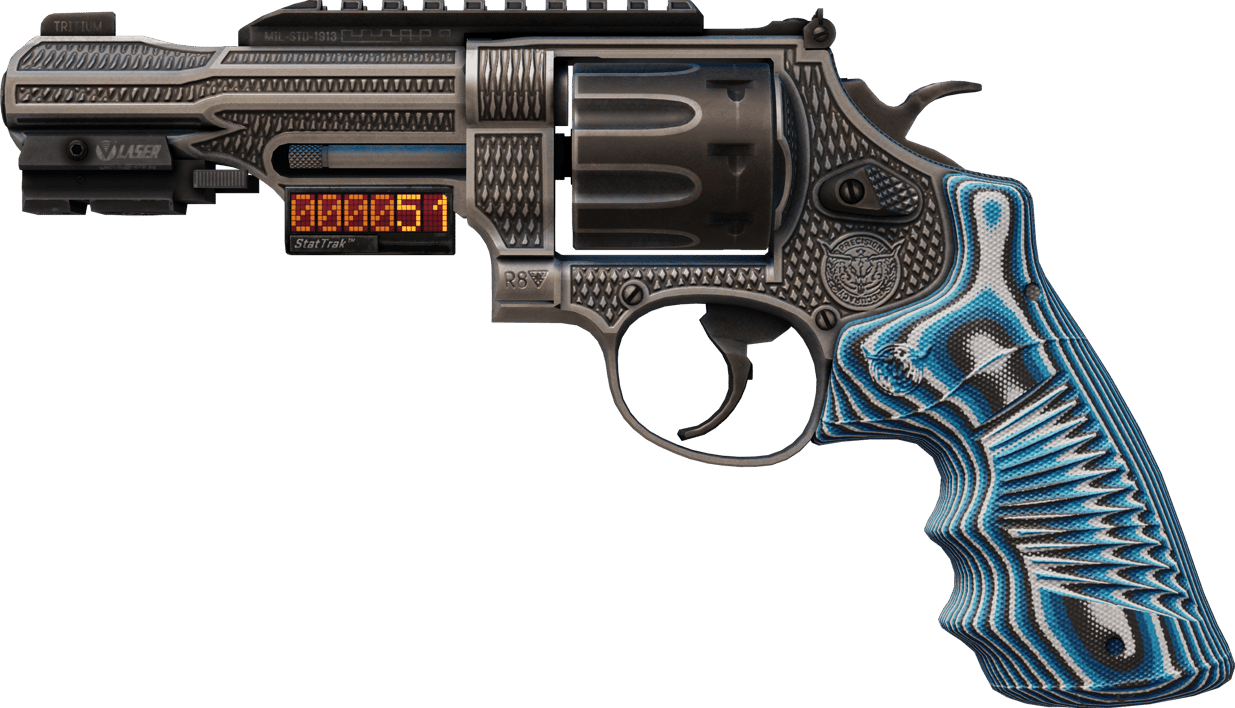 Preview image 1 of StatTrak™ R8 Revolver | 握把 (戰痕累累)