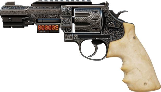 StatTrak™ R8 Revolver | Memento (Factory New)
