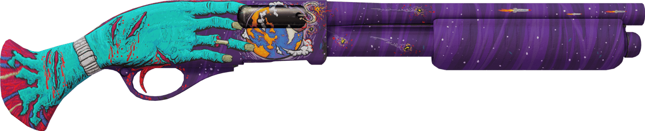 Preview image 2 of StatTrak™ Sawed-Off | Apocalypto (Très peu usée)