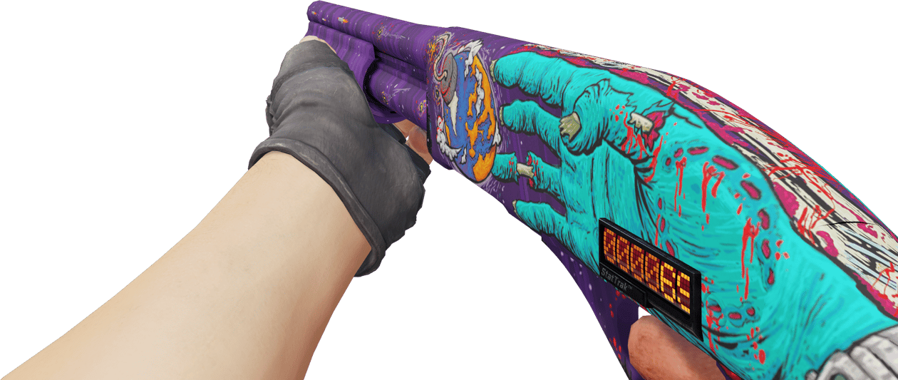 Preview image 3 of StatTrak™ Sawed-Off | Apocalypto (Très peu usée)