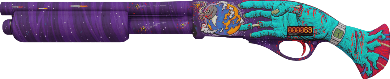 Preview image 1 of StatTrak™ Sawed-Off | Apocalypto (Très peu usée)