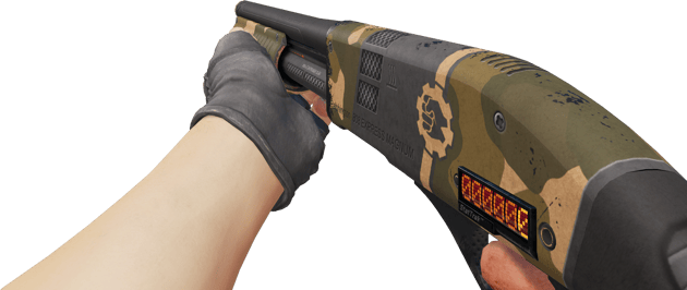 Preview image 3 of StatTrak™ Sawed-Off | Black Sand (Well-Worn)