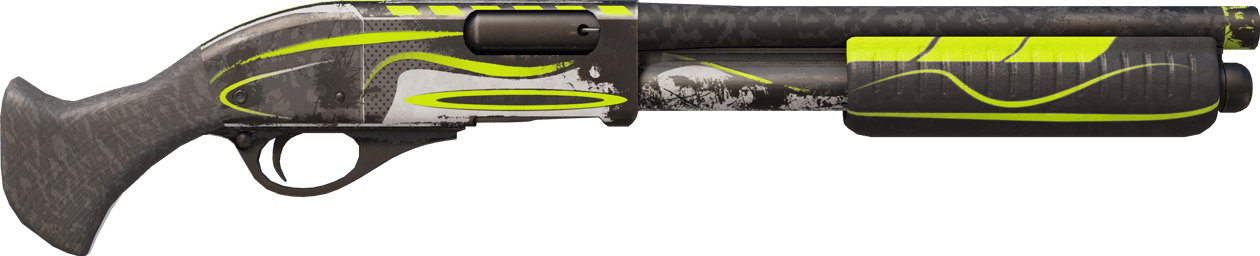 Preview image 2 of StatTrak™ Sawed-Off | Limelight (かなり摩耗)