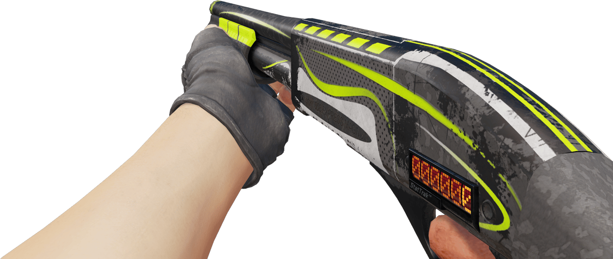 Preview image 3 of StatTrak™ Sawed-Off | Limelight (かなり摩耗)