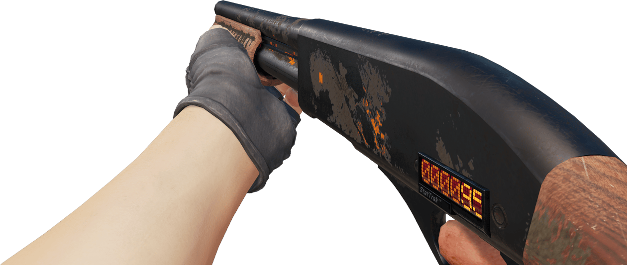 Preview image 3 of StatTrak™ Sawed-Off | Orange DDPAT (BS - Mòn qua thực chiến)