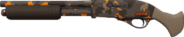 StatTrak™ Sawed-Off | 橙黄 DDPAT (崭新出厂)