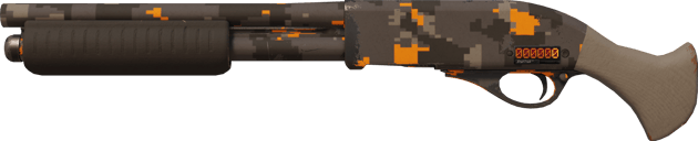 StatTrak™ Sawed-Off | 橙黄 DDPAT (久经沙场)