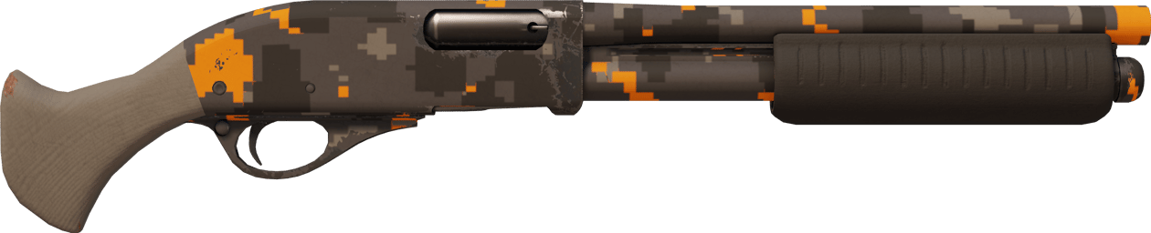 Preview image 2 of StatTrak™ Sawed-Off | Orange DDPAT (MW - Trầy ít)