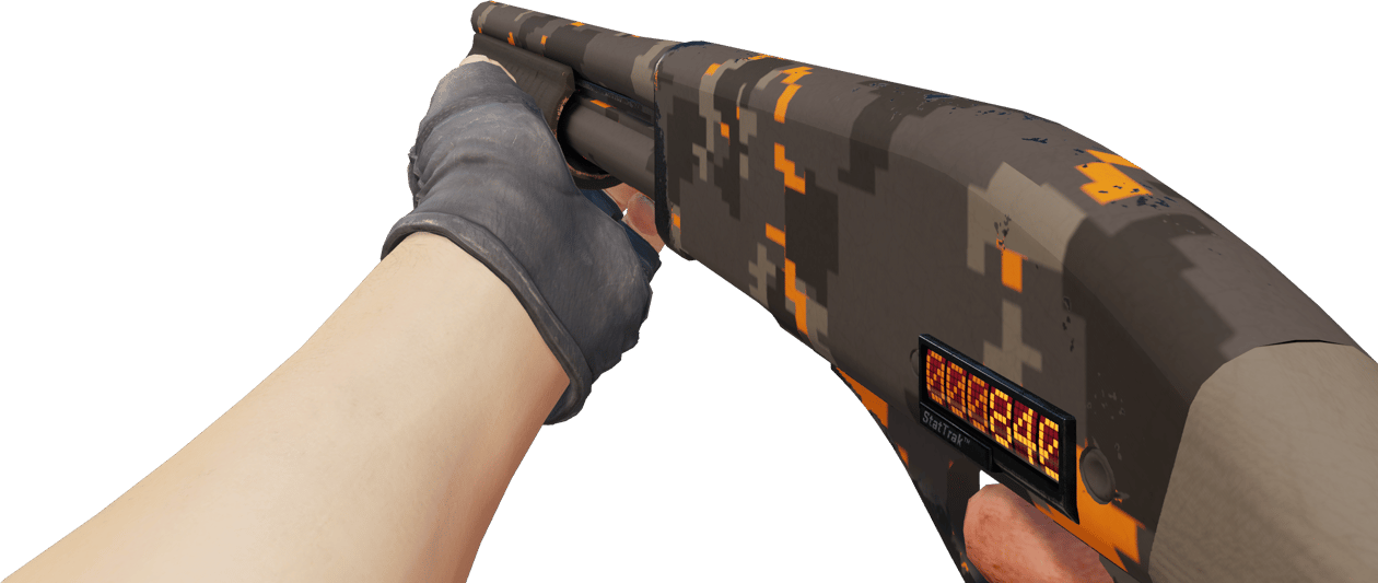 Preview image 3 of StatTrak™ Sawed-Off | Orange DDPAT (MW - Trầy ít)