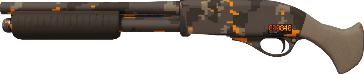 Preview image 1 of StatTrak™ Sawed-Off | Orange DDPAT (MW - Trầy ít)