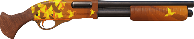 Preview image 2 of StatTrak™ Sawed-Off | Origami (Fabrikadan Yeni Çıkmış)