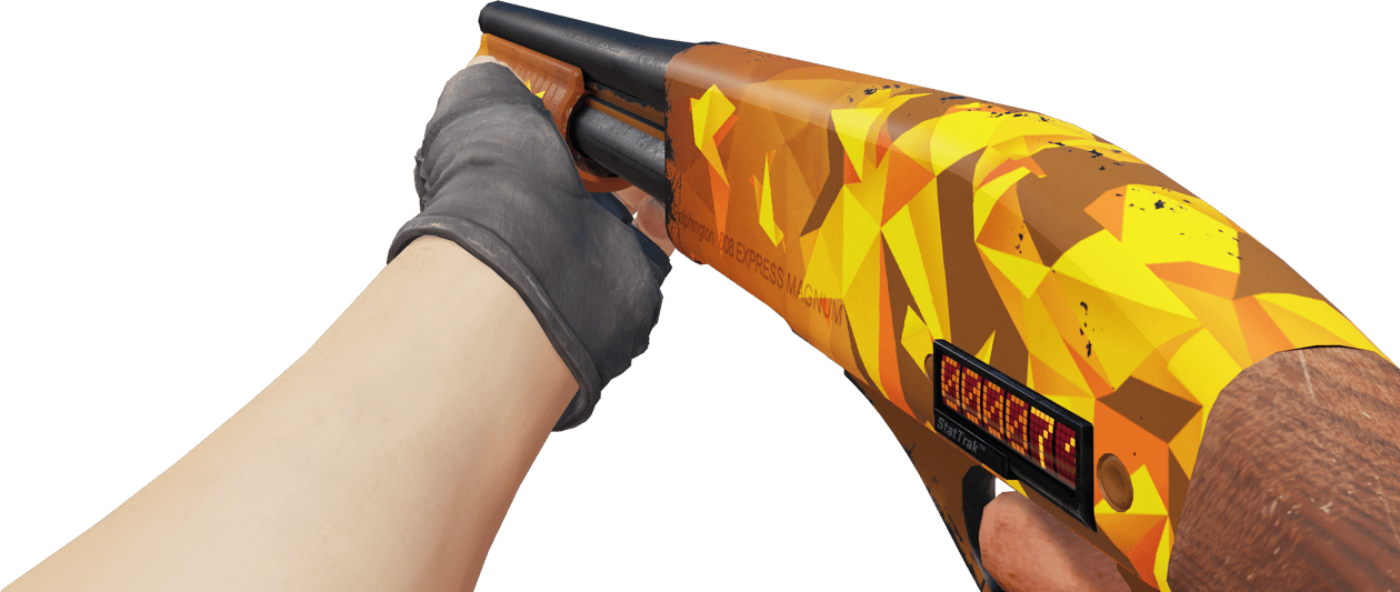 Preview image 3 of StatTrak™ Sawed-Off | Origami (Minimal Wear)
