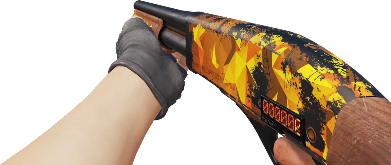 Preview image 3 of StatTrak™ Sawed-Off | Origami (Consumato)