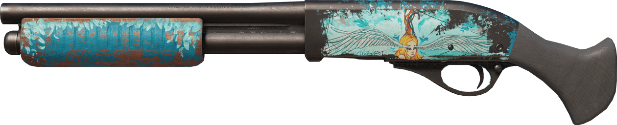 Preview image 1 of StatTrak™ Sawed-Off | Sérénité (Marquée par les combats)