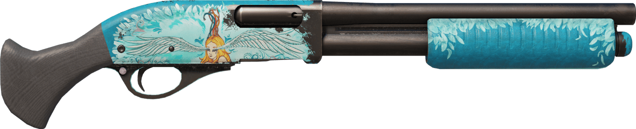 Preview image 2 of StatTrak™ Sawed-Off | Serenity (Com Pouco Uso)