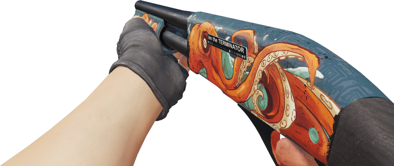 Preview image 3 of StatTrak™ Sawed-Off | 北海巨妖 (略有磨损)