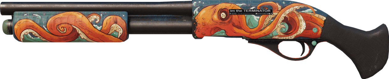 Preview image 1 of StatTrak™ Sawed-Off | 北海巨妖 (略有磨损)