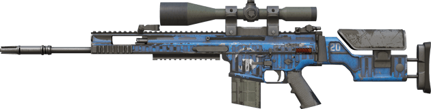 StatTrak™ SCAR-20 | 仓库突击 (战痕累累)