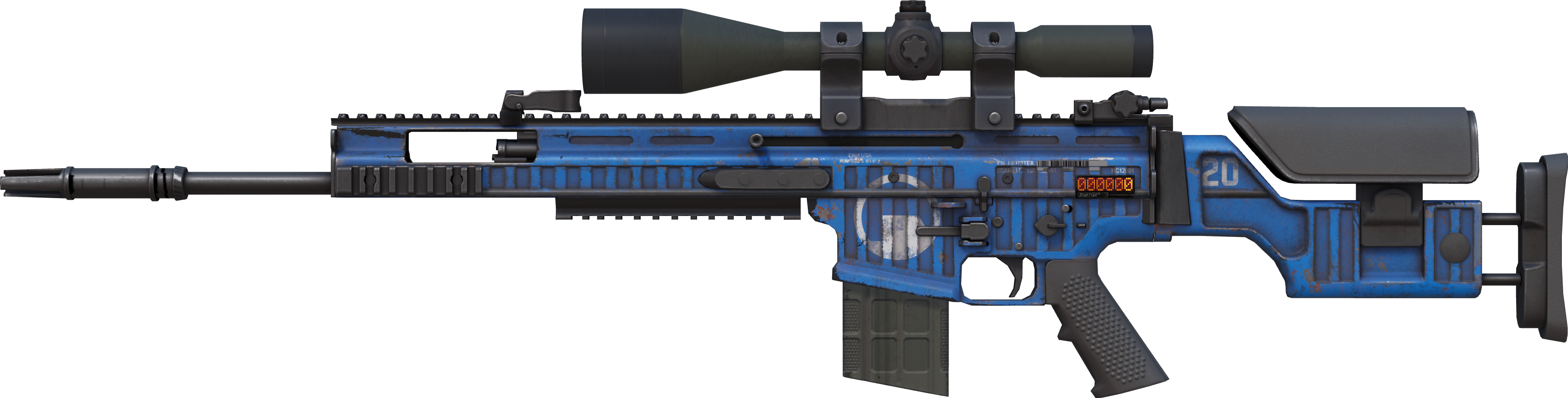 StatTrak™ SCAR-20 | Assault (Minimal Wear)