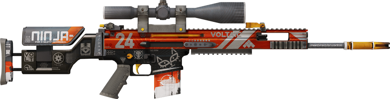 Preview image 2 of StatTrak™ SCAR-20 | Bloodsport (FT - Qua thực chiến)