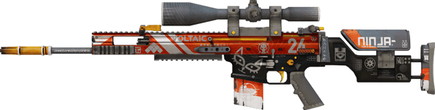 StatTrak™ SCAR-20 | Contacto sangriento (Algo desgastado)