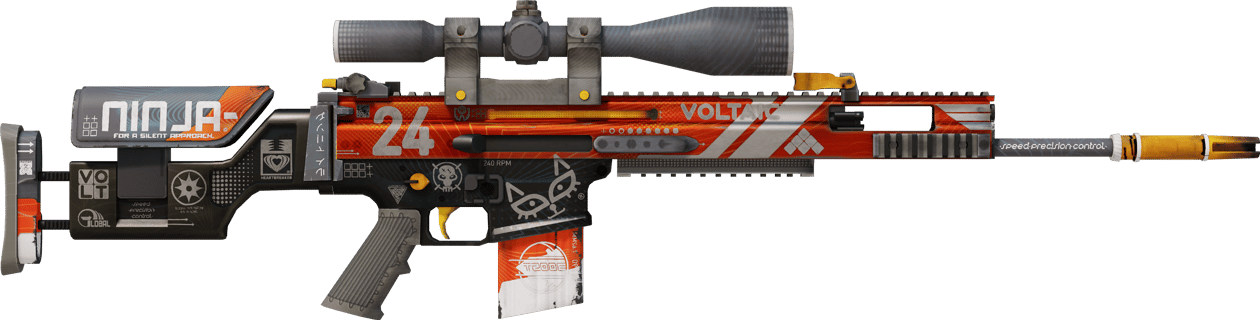 Preview image 2 of StatTrak™ SCAR-20 | 血腥运动 (略有磨损)