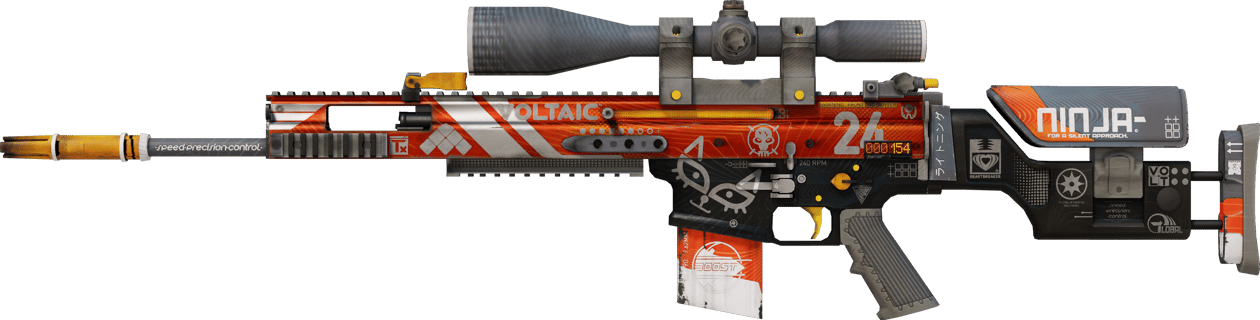 Preview image 1 of StatTrak™ SCAR-20 | 血腥运动 (略有磨损)